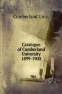 Catalogue of Cumberland University