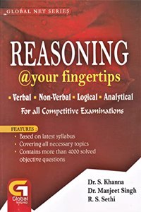 @your fingertips REASONING Verbal Non-Verbal Logical Analytical For all Competitive Examinations : ENGLISH MEDIUM.