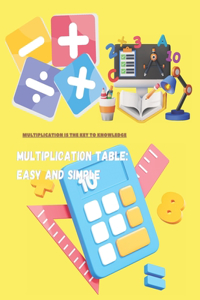 Multiplication tables - easy and simple