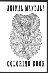 animal mandala coloring book