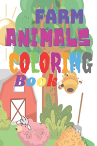 Farm Animals Coloring Book