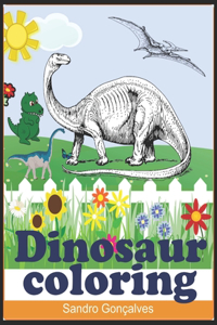 Dinosaur coloring: Coloring helps to decrease anxiety, stabilizes mood, increases attention span and concentration, it is a great way to relax and have a great day, ex