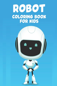 Robot Coloring Book For Kids