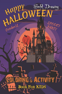 happy halloween coloring & Activity book for Kids