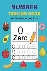 Number Tracing Book for Preschool Ages 3-5