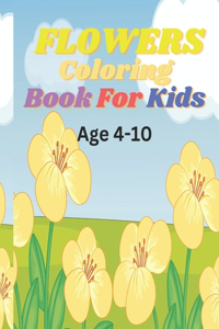 Flowers Coloring Book For Kids