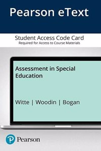 Assessment in Special Education, Pearson Etext -- Access Card