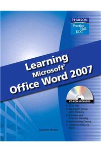 Learning Microsoft Word 2007 Student Edition