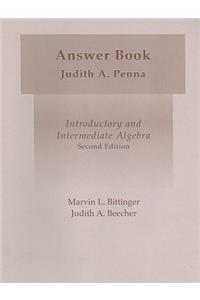 Introductory and Intermediate Algebra Answer Book