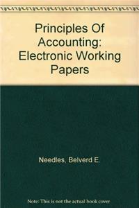 Electronic Working Papers for Needles/Powers' Principles of Financial Accounting, 9th and Principles of Accounting, 9th