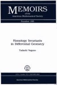Homotopy Invariants in Differential Geometry