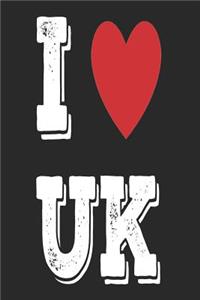 Notizbuch I Herz UK