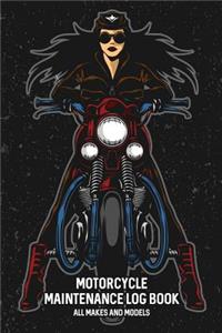 Motorcycle Maintenance Log Book