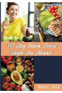 90 Day Vision Board Weight Loss Planner