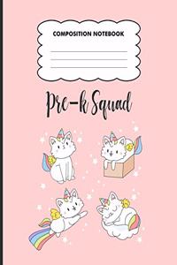Pre-K Squad Composition Notebook