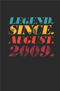 Legend Since August 2009
