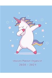 Unicorn Planner Organizer 2020-2021