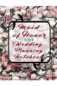 Maid of Honor Wedding Planning Notebook