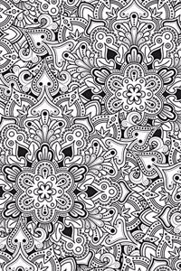 Mandala Pattern - Color My Cover Notebook