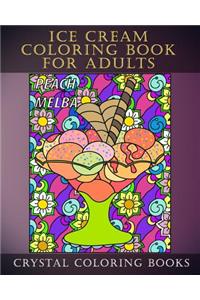 Ice Cream Coloring Book for Adults