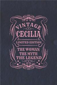 Vintage Cecilia Limited Edition the Woman the Myth the Legend