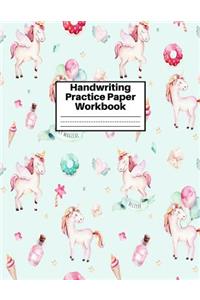 Handwriting Practice Paper Workbook
