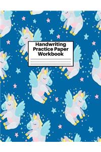 Handwriting Practice Paper Workbook