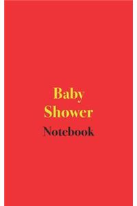 Baby Shower Notebook