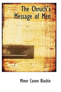 The Chruch's Message of Men