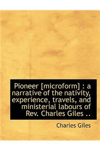 Pioneer [Microform]