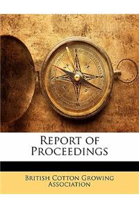 Report of Proceedings