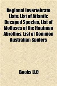 Regional Invertebrate Lists