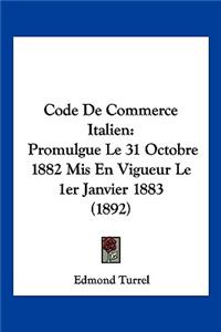 Code De Commerce Italien