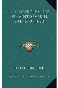 J. N. Hanicle Cure De Saint-Severin, 1794-1869 (1870)