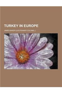 Turkey in Europe