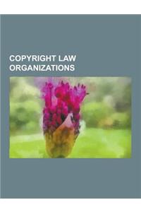 Copyright Law Organizations: Copyright Agencies, Copyright Collection Societies, Copyright Enforcement Companies, Creative Commons, Lawrence Lessig