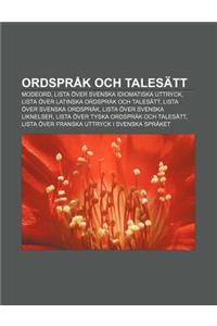 Ordsprak Och Talesatt