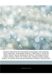 Articles on Songs Written by Richard Stannard, Including