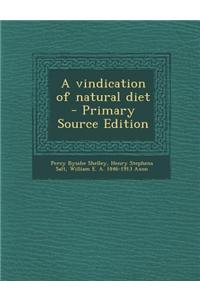 A Vindication of Natural Diet