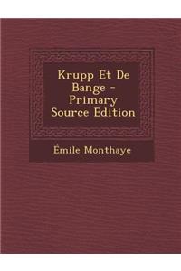 Krupp Et de Bange