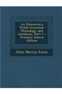 An Elementary Welsh Grammar