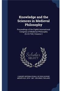 Knowledge and the Sciences in Medieval Philosophy