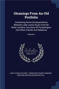 Gleanings From An Old Portfolio