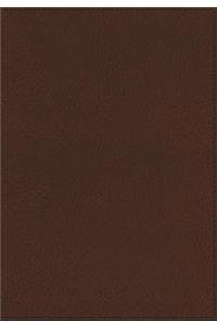 KJV, UltraSlim Reference Bible, Imitation Leather, Brown, Red Letter Edition