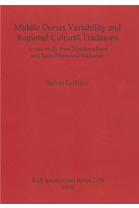 Middle Dorset Variability and Regional Cultural Traditions