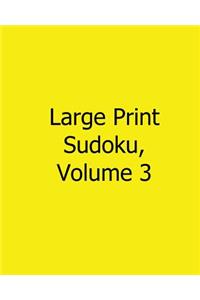 Large Print Sudoku, Volume 3