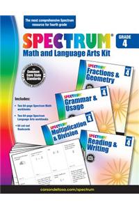 Spectrum Math and Language Arts Kit: Grade 4
