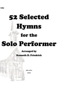 52 Selected Hymns for the Solo Performer-cello version