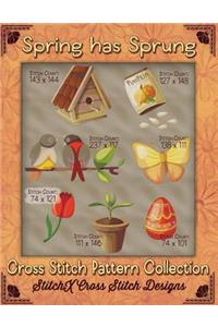 Spring Has Sprung Cross Stitch Pattern Collection