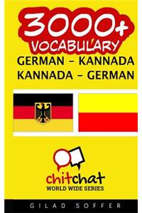 3000+ German - Kannada Kannada - German Vocabulary